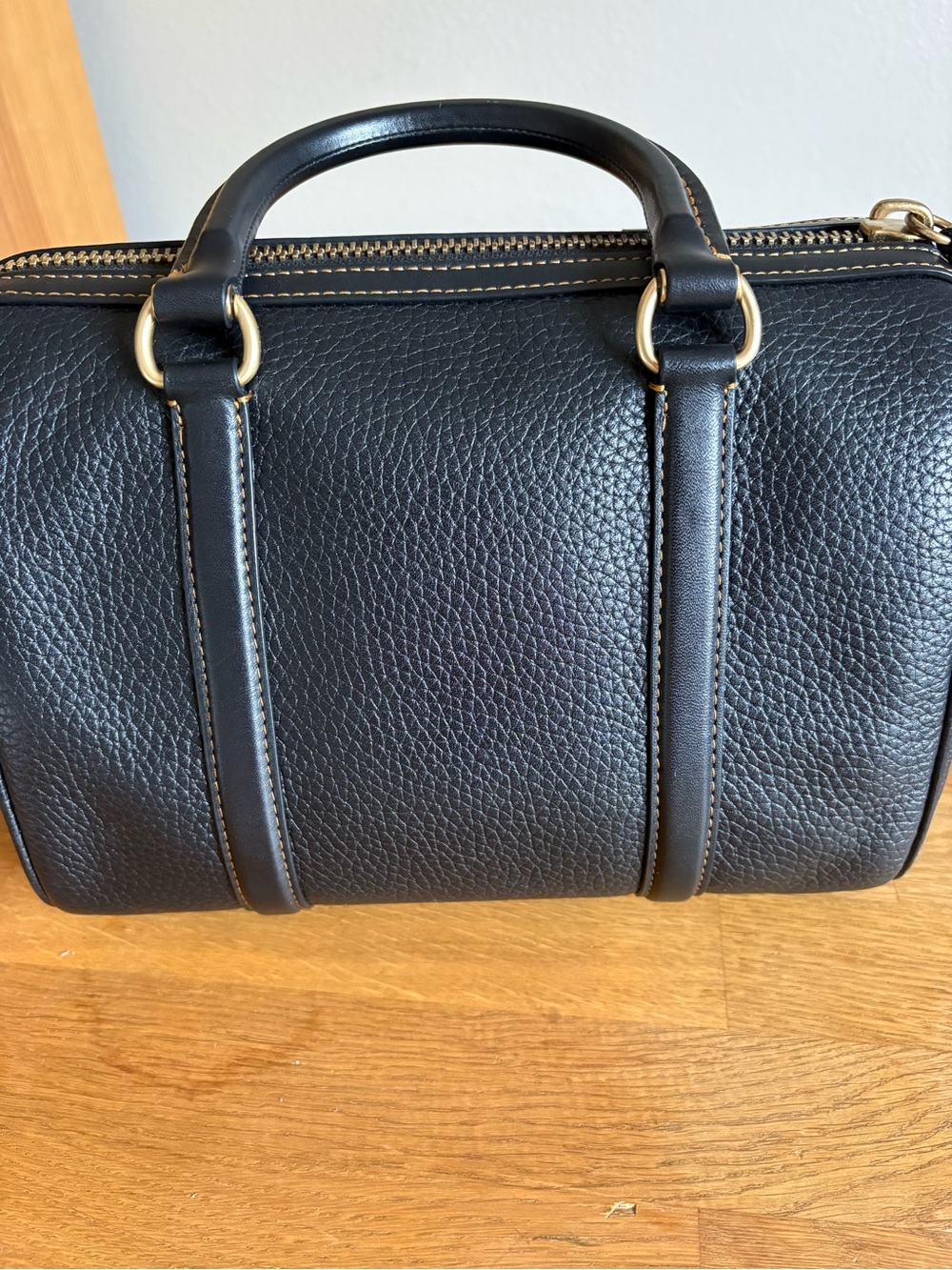 The Coach C8864 Ruby 25 satchel Glovetanned pebbled leather, black - Picture 10 of 16